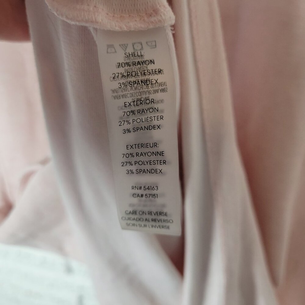 Calvin Klein Womens Swim Cover Up XL Pink Heather Pockets Soft Comfy PIN9E - Picture 11 of 11